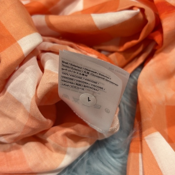 NWT Anthropologie Farm Rio Gingham Contrast Top & Skirt Set - Picture 12 of 12